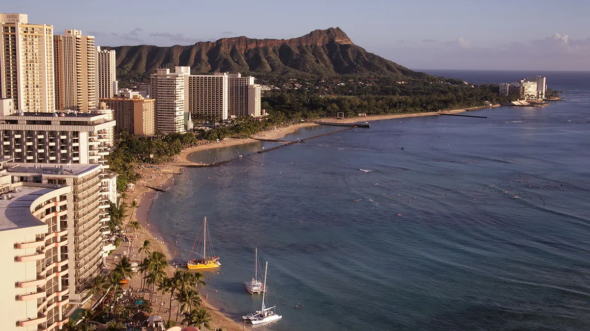 Honolulu Hawaii horizont