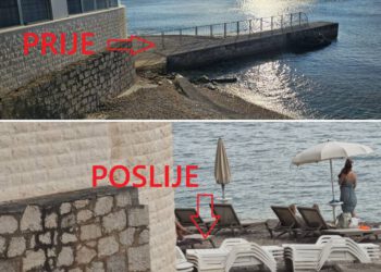 KAKVA DRSKOST I BEZOBRAZLUK Hotel morao ukloniti ogradu, pa prepriječili prolaz naslaganim ležaljkama