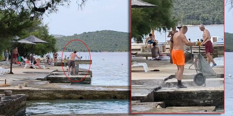 Mještani Žaborića rekli da ovako sami ‘uređuju’ plažu, a kad smo ih pitali za dozvole – TOTALNI MUK!
