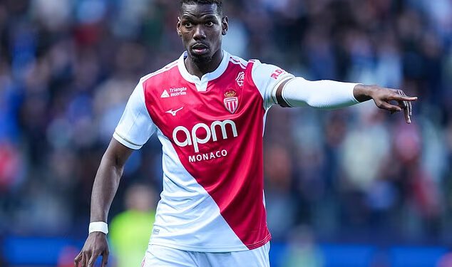 Monaco bi mogao prodati Paula Pogbu nakon što je veznjak odigrao samo 115 MINUTA u debitantskoj sezoni obilježenoj ozljedama u klubu Ligue 1 nakon 18-mjesečne zabrane dopinga