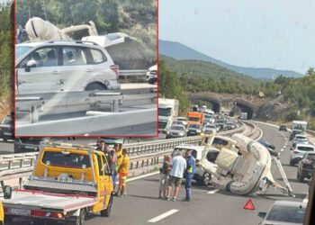 Na autocesti se prevrnuo brod, promet na udarnim pravcima usporen!
