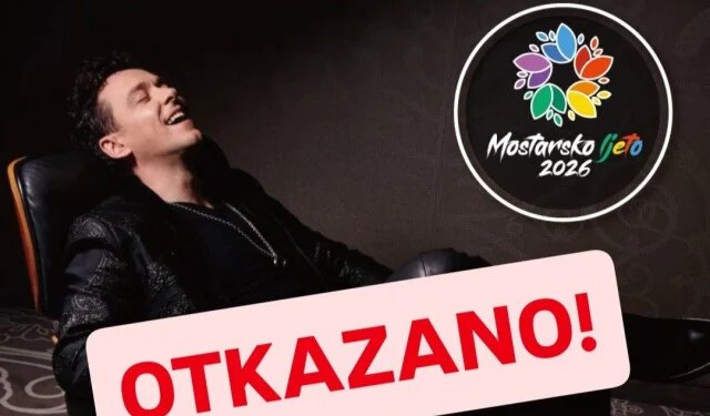 Otkazan koncert Dženana Lončarevića u Mostaru