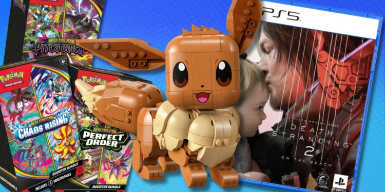 Pokémon TCG Booster paketi, LEGO Eevee i Death Stranding 2 za PS5