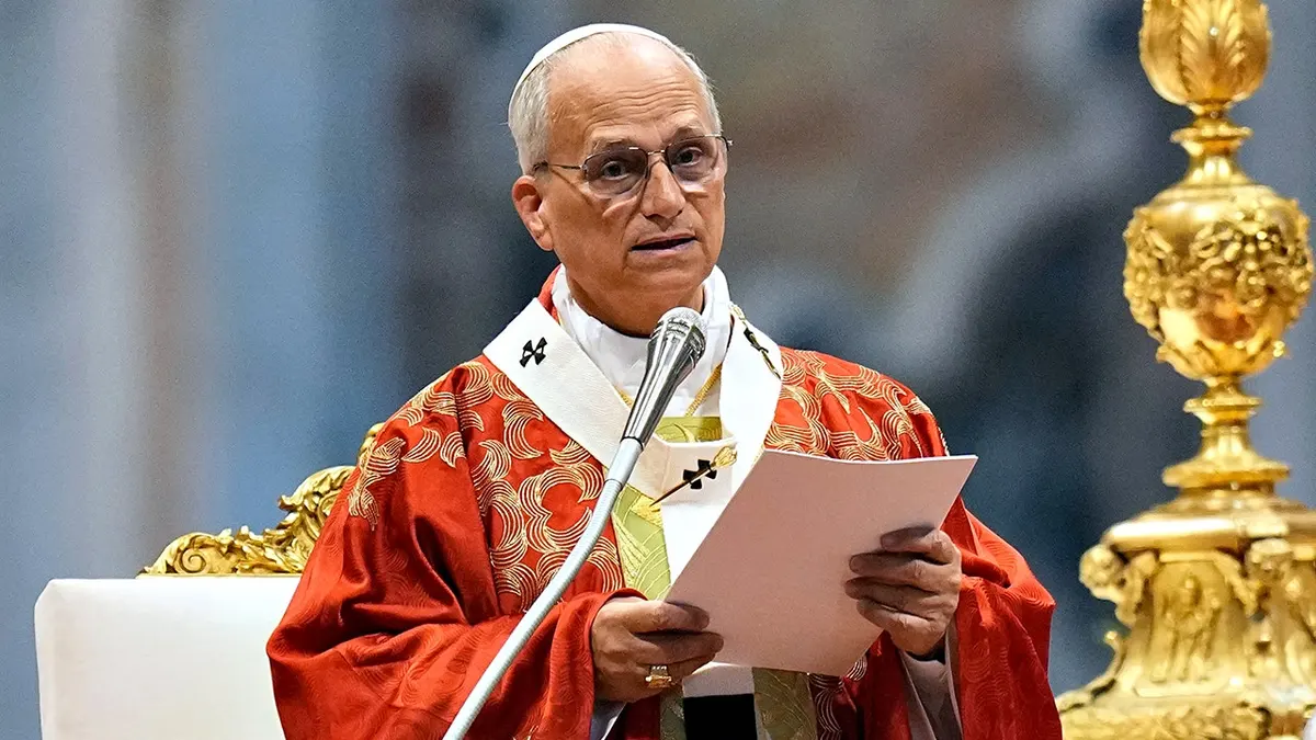 Papa Leon XIV govori na misi