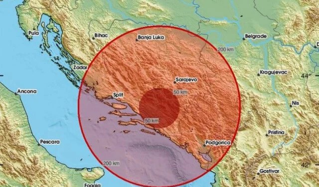 Potres magnitude 3,1 pogodio Hercegovinu, epicentar kod Stoca