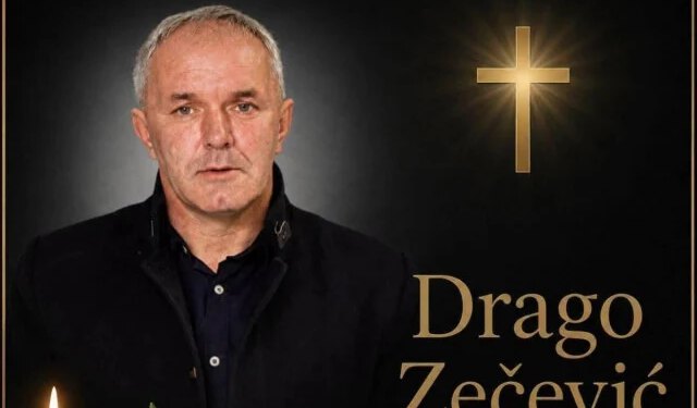 Preminuo Drago Zečević, zastupnik u Skupštini Županije Posavske