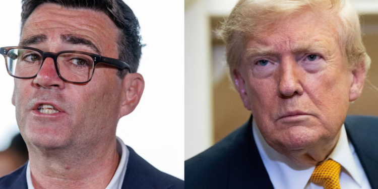 Prvi razgovor Andyja Burnhama s Donaldom Trumpom bio je ‘iznimno topao’, kaže Downing Street