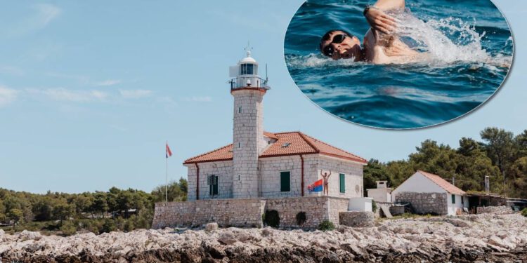 Rekreativac pliva 100 km oko Brača za onkološke pacijente, podržali ga Dina Levačić i brojni poznati!