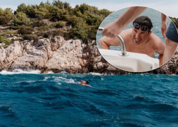 Stjepan pliva 100 km za onkološke bolesnike, a danas mu se pridružuje morski as!