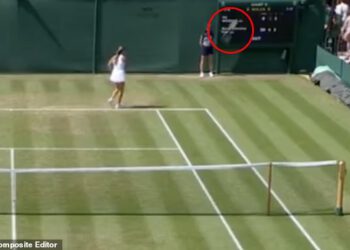 Tinejdžerska zvijezda Wimbledona diskvalificirana je nakon što je greškom bacila svoj reket u publiku