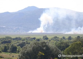 Ugašen je veliki požar kod Čapljine