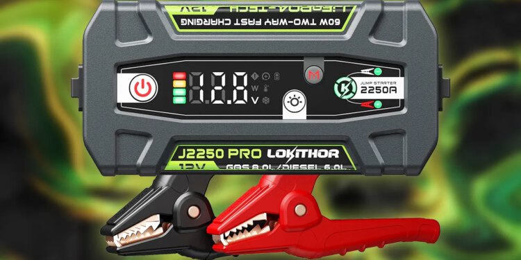 Uštedite 50% na Lokithor J2250 Pro bežični autopokretač s LiFePO4 baterijama