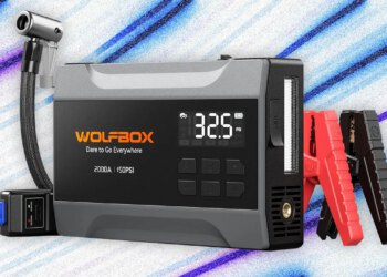 Uštedite gotovo 50% popusta na Wolfbox 2-u-1 bežični autopokretač i pumpu za napuhavanje guma, sada samo 42 USD isporučeno