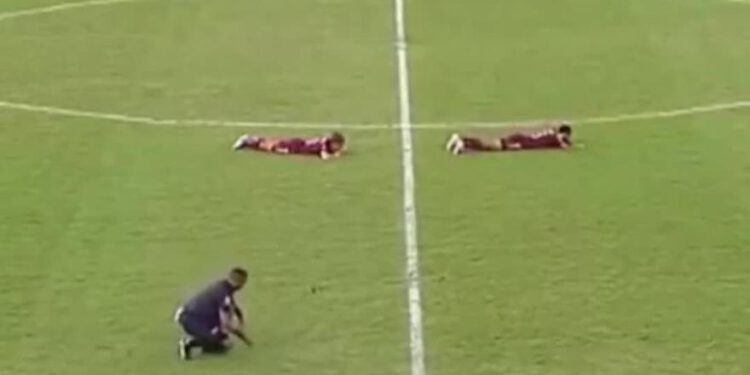 VIDEO Brazil, invazija pčela na teren, sudac i igrači ih tako izbjegavaju