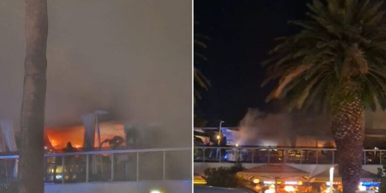 VIDEO Pogledajte trenutak izbijanja požara na Rivi. Prolaznici u šoku: “Čule su se eksplozije”