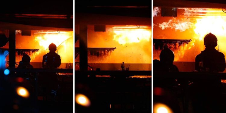 Vatrogasci objavili fotografije iz vatrom zahvaćenog ugostiteljskog objekta na Rivi