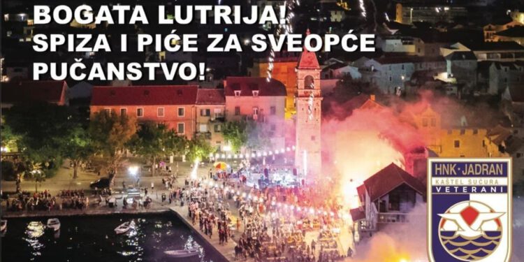Velika fešta u Kaštel Sućurcu: Veterani HNK Jadran slave 32 godine postojanja