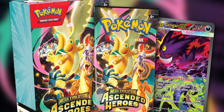 Zapečaćeni pojačivači Ascended Heroes na zalihama — najbolja ponuda na Amazonu i TCGplayeru