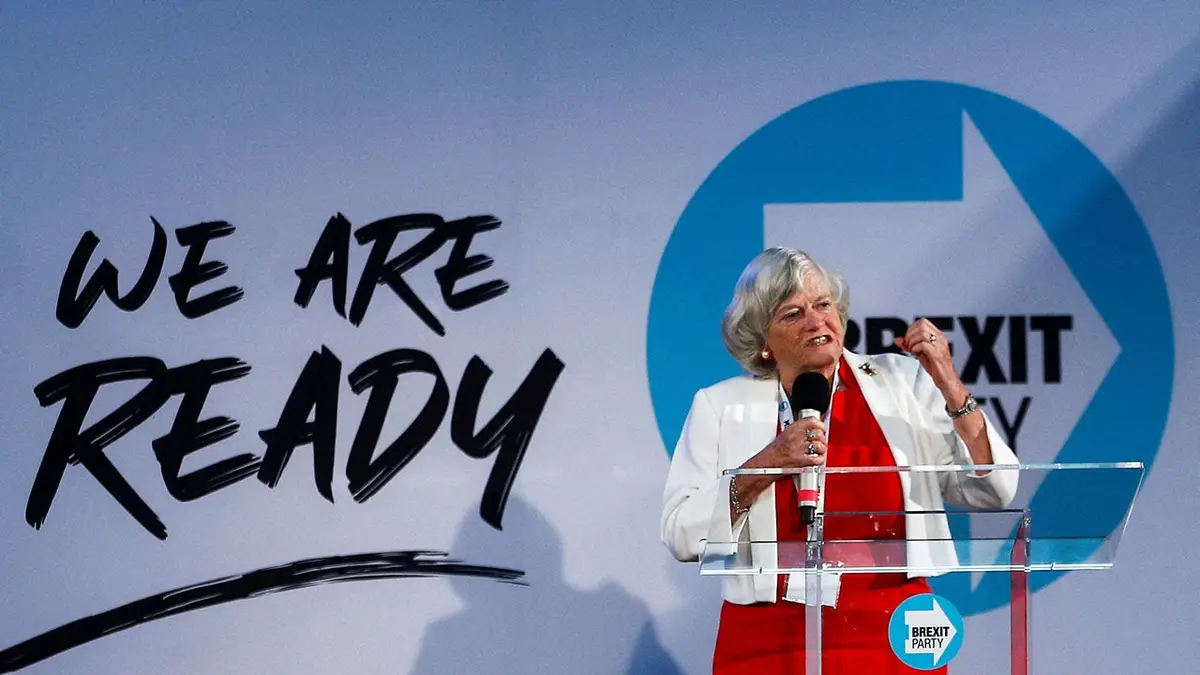 Ann Widdecombe govori na konferenciji za novinare u Londonu.
