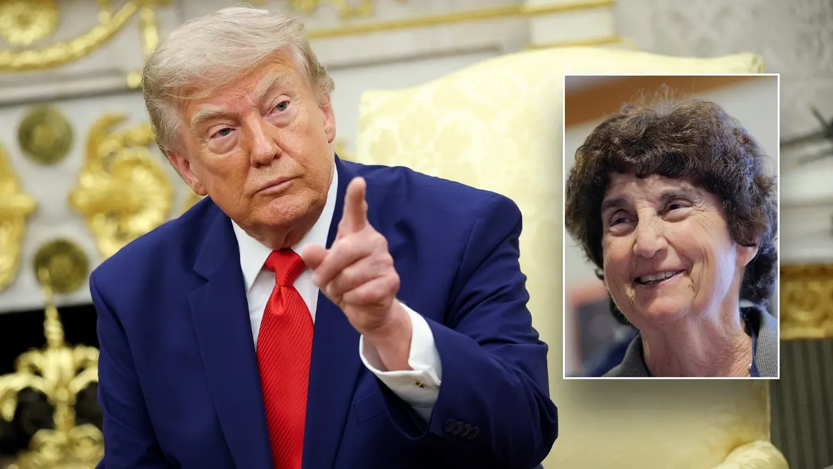 Kompozitna fotografija koja prikazuje američkog predsjednika Donalda Trumpa i sutkinju američkog Okružnog suda Patti Saris