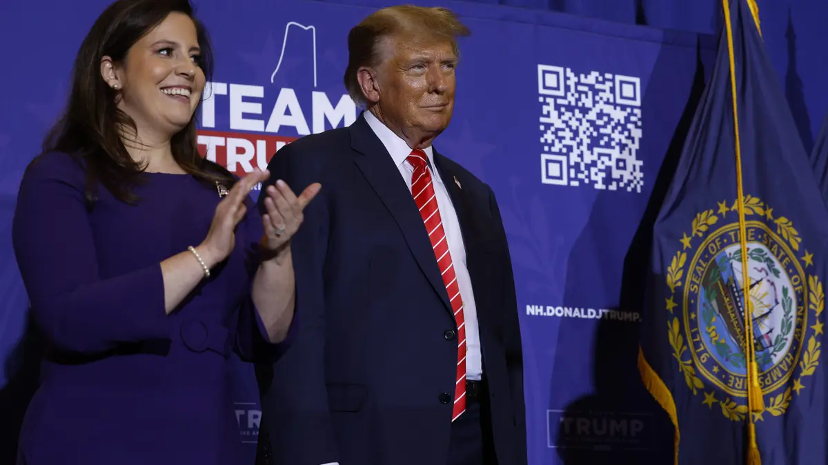 Elise Stefanik s Donaldom Trumpom