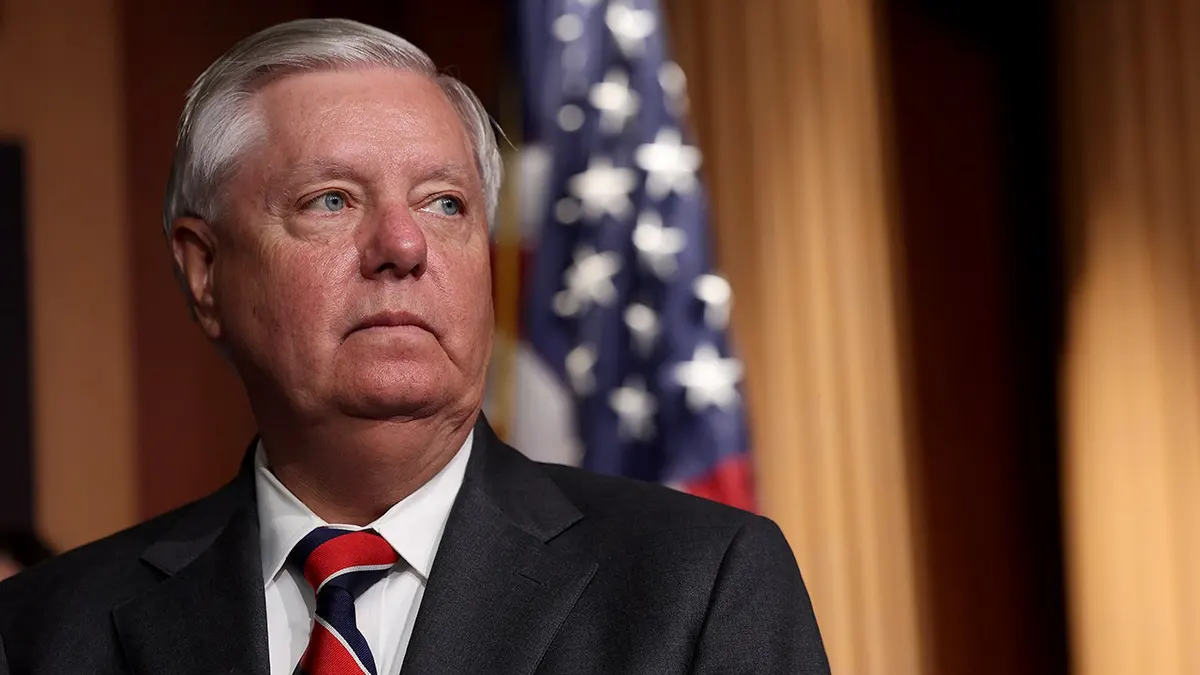 Lindsey Graham na konferenciji za novinare na američkom Kapitolu.