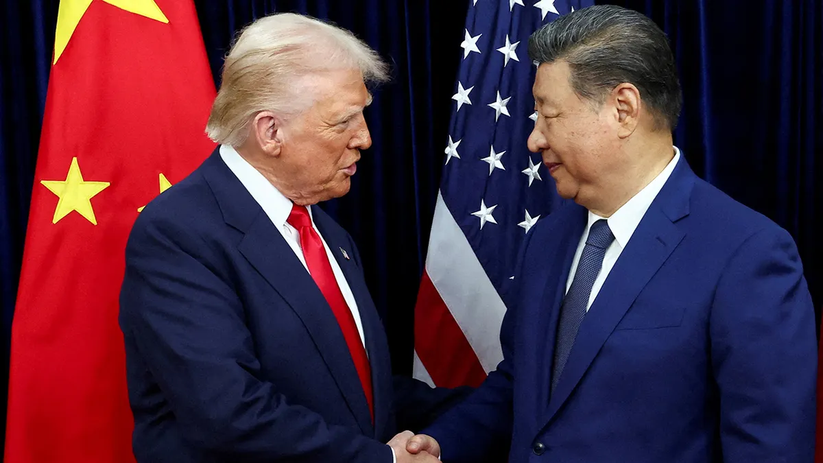 Donald Trump rukuje se sa Xi Jinpingom