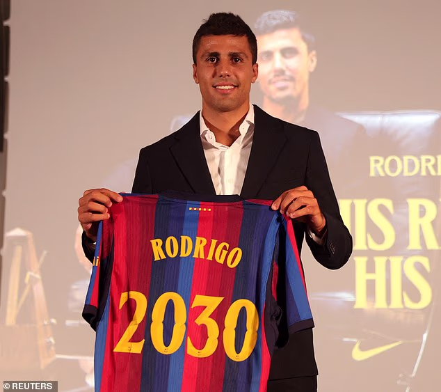 Rodri was in demand and has now signed a four-year deal at Barcelona