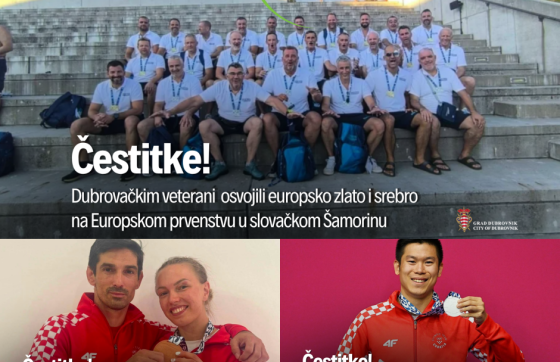 Bravo! Franković čestitao dubrovačkim sportašima na velikim međunarodnim uspjesima