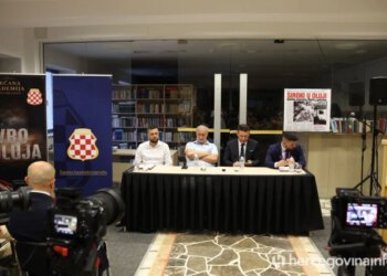 FOTO Akademija o Oluji ipak održana u Širokom Brijegu: ‘Generalima su zatvorili vrata Skupštine’