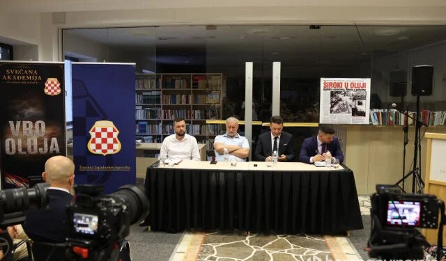 FOTO Akademija o Oluji ipak održana u Širokom Brijegu: ‘Generalima su zatvorili vrata Skupštine’
