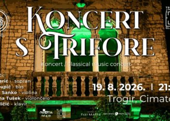 Glazbena čarolija u srcu Trogira: Večeras „Koncert s trifore“ uz poznate operne arije i bezvremenske melodije