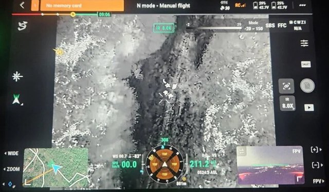 HGSS-ovci pronašli nestalu osobu kod Gruda zahvaljujući termalnom dronu