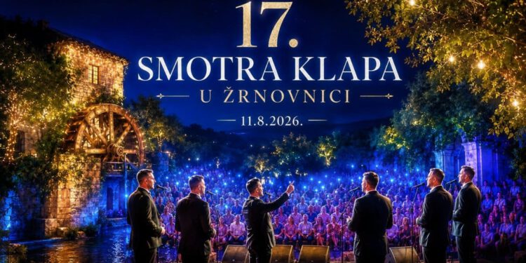 Klapski spektakl stiže u Žrnovnicu: Nakon sedam klapa, pozornicu preuzima Cambi