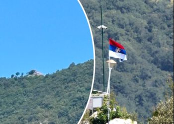 PROVOKACIJA NA DAN POBJEDE Srpska zastava osvanula na crkvi iznad Konavala