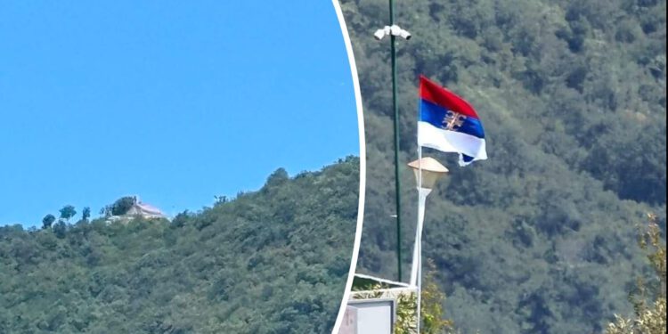 PROVOKACIJA NA DAN POBJEDE Srpska zastava osvanula na crkvi iznad Konavala