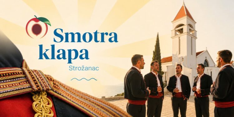 Strožanac u znaku klapske pisme: U utorak 23. Smotra klapa ispred crkve Gospe u Siti