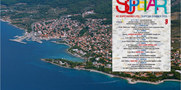 Supetar sprema šest dana zabave: Stižu Alen Nižetić, klape, predstave i tradicionalna Fjera škrip