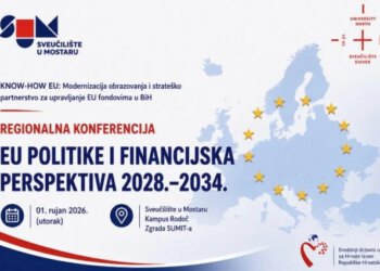 Sveučilište u Mostaru domaćin regionalne konferencije o budućnosti EU politika i financijske perspektive 2028. – 2034.