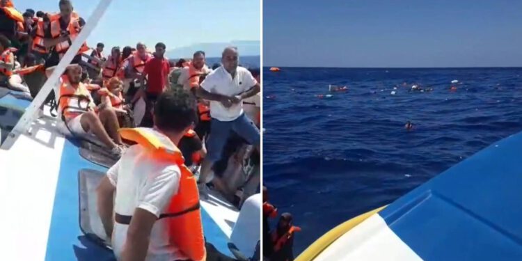 UTRKA S VREMENOM KOD CIPRA Stotine putnika čeka spas na prevrnutom brodu, u tijeku dramatična evakuacija