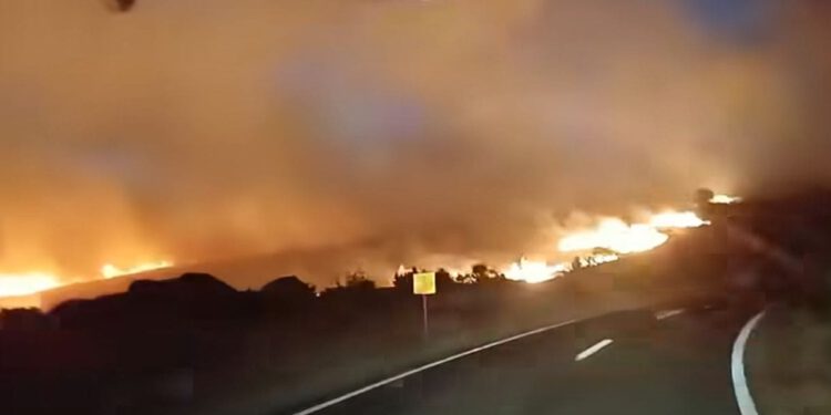 VIDEO Prizori s požarišta na Dugom otoku: Vatrena fronta širi se iznad Brbinja