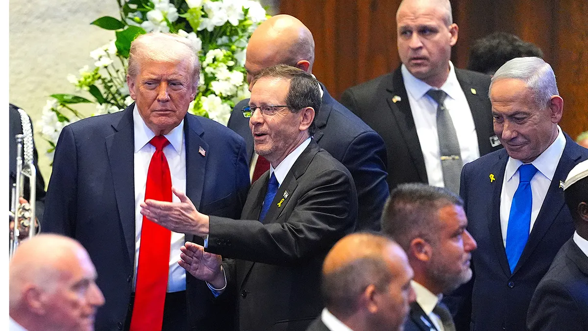 President Trump and Israel's Herzog