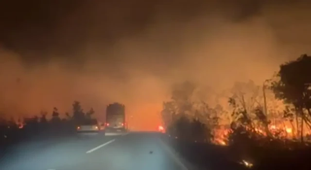 Alarmantno kod Bileće: Požar prešao magistralu, obustavljen promet prema Gacku