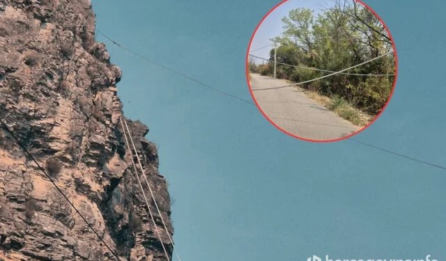 Baćevići kod Mostara: Vodovi preko ceste blokirali prolaz vozilima, sumnja se na pad dalekovoda