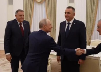 Dodik i Minić na sastanku kod Putina