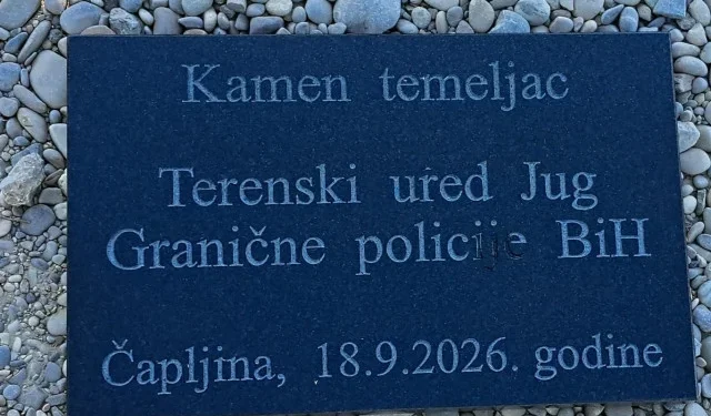 FOTO U Čapljini počela izgradnja novog objekta Granične policije BiH