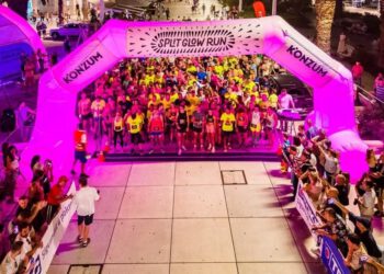 GLOWNRUN SPLIT Start i cilj na Marmontovoj