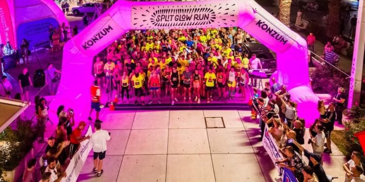 GLOWNRUN SPLIT Start i cilj na Marmontovoj