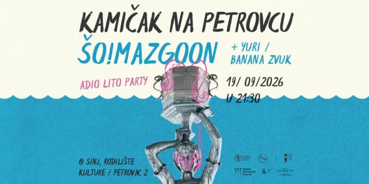 Idući vikend u Sinju donosi nam ‘adio lito party’ – odjavnu špicu ljeta donose Šo!Mazguni i Banana Zvuk