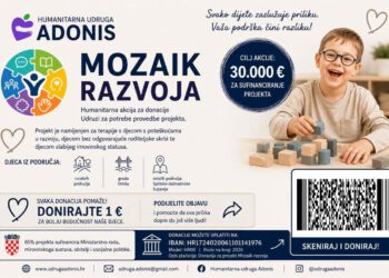 Jedan euro za veliku stvar: Adonis pokrenuo akciju za pomoć djeci i mladima